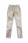 Fendi Metallic Silver Coated Jeans